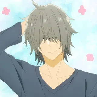 ✏️ 35a9af08 anime, Horimiya, Izumi, Miyamura, schattig whatsapp sticker