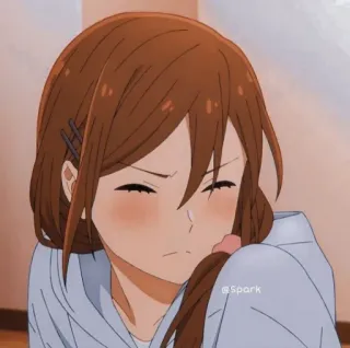 ✏️ 4c72f571 Anime, Meisje, Schattig, Cartoon whatsapp sticker