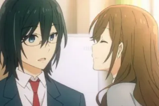 ✏️ b0567062 Anime, Koppel, School, Romantiek, Liefde whatsapp sticker