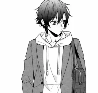 🖤 17d8d365 Anime, Manga, Junge, Schüler telegram sticker