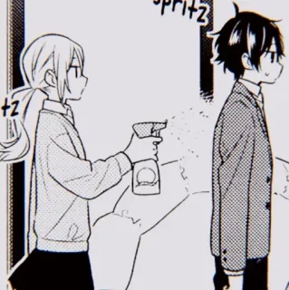 🖤 f42fd4cc Spritz Anime, Spray, Paar, Romantik telegram sticker