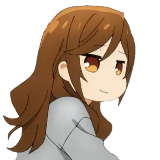 😃 32b2675f Anime, Słodkie, Dziewczyna, Uśmiech, Manga telegram sticker