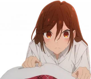 😊 d7eb027a Hori Kyouko Horimiya Anime, Hori, Kyoko, słodkie telegram sticker