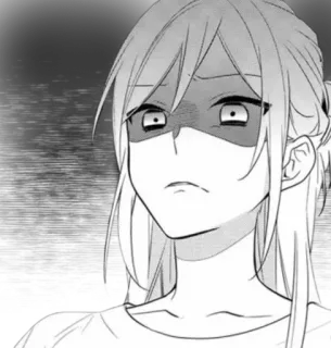 😠 05068b33 Anime, Manga, Expressie, Gezicht, Vrouw, Hori-san to Miyamura-kun whatsapp sticker