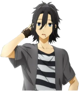 😧 0589f0d2 Izumi Miyamura Horimiya Anime, Manga, Karakter, Horimiya, Izumi Miyamura whatsapp sticker