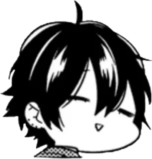 😌 358906db Anime, Manga, Chibi, Personage, Leuk whatsapp sticker