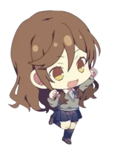 😄 696dcb87 Anime, Chibi, Schattig, Meisje, Cartoon whatsapp sticker