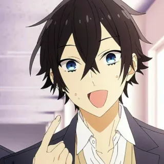 😃 4ea2a287 Miyamura Izumi Horimiya อนิเมะ, โฮริมิยะ, มิยามูระ อิซึมิ, อิซึมิ มิยามูระ telegram sticker