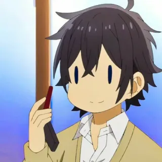 📞 701bc03c Izumi Miyamura Horimiya อนิเมะ, ตัวละคร, ภาพวาด, โฮริมิยะ, อิซึมิ มิยามูระ, มังงะ telegram sticker