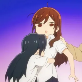 😅 803f5bb2 อนิเมะ, กอด, มิตรภาพ, การ์ตูน, อารมณ์, น่ารัก, คาวาอิ, จิบิ telegram sticker