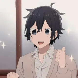 Horimiya🤍 telegram stickers
