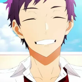 😁 e04565a5 อนิเมะ, ยิ้ม, ภาพเหมือน, การ์ตูน telegram sticker