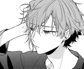 🌟 d32d1e50 Аниме, Манга, Парень, Портрет, Иллюстрация telegram sticker