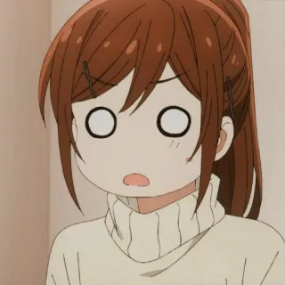 ♨️ 4203d37a Anime, Gadis, Terkejut, Ekspresi, Terkejut telegram sticker