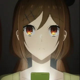 ♨️ 46a19cf8 Anime, Gadis, Karakter, Hori telegram sticker