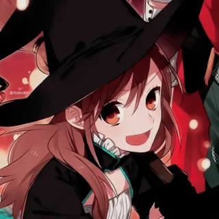 ♨️ ade6ecd0 Anime, Kartun, Lucu, Penyihir, Gadis, Tersenyum, Halloween telegram sticker