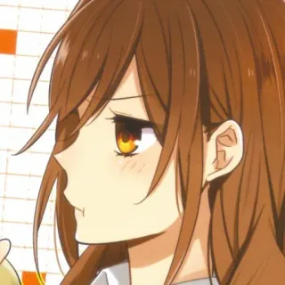 ♨️ cc021629 Hori Kyouko Horimiya Anime, Hori Kyouko, Horimiya, Profil, Gadis, imut telegram sticker
