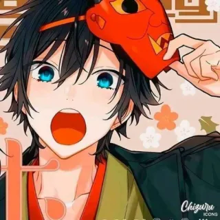 ♨️ f265677e Anime, Manga, Karakter, Masker, Jepang telegram sticker