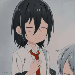 ♨️ f2cbdbce Izumi Miyamura Horimiya Anime, Karakter, Manga, Izumi Miyamura, Horimiya, Sekolah, Lucu, Kacamata telegram sticker