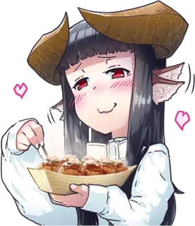 Horned girl's collection vol.5 (@n_chronos) telegram stickers