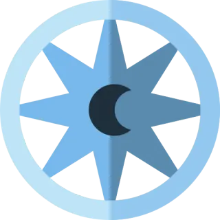 🌟 db0fc2bf луна, звезда, полумесяц, символ, астрономия, небесный telegram sticker