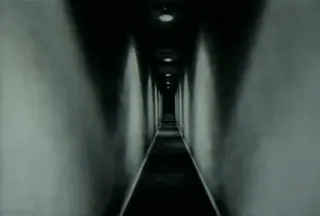 😱 ef001d54 corredor, passagem, escuro, luzes, perspectiva, arquitetura, interior telegram sticker