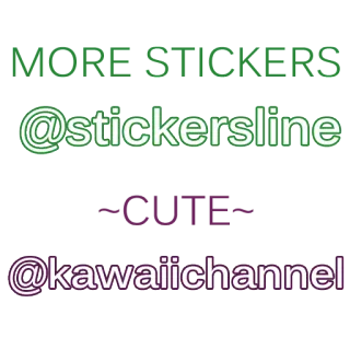 🖊 70e76b3f @stickersline
@kawaiichannel pegatinas, kawaii, canal telegram sticker
