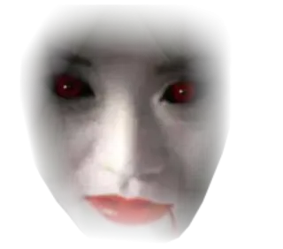 ☹️ 454bdf12 Terror, Miedo, Cara, Espeluznante, Sangre telegram sticker