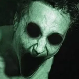 😙 849666e6 assustador, terror, sinistro, monstro, escuro whatsapp sticker