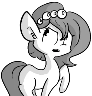 😠 27fe042f Pony, Cartoon, Dier, Kunst, Sticker whatsapp sticker