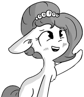 😊 5563cc9c Pony, Cartoon, Groet, Leuk, Vriendelijk, Kunstwerk, Digitale kunst whatsapp sticker