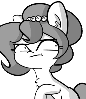 😐 ac4df965 pony, cartoon, gezichtsuitdrukking, geanimeerd whatsapp sticker