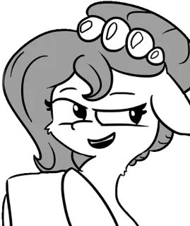 😉 c679ec92 cartoon, grijns, uitdrukking, personage, animatie whatsapp sticker