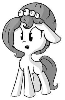 😩 d9d2c9e0 cartoon, pony, dier, kunst, tekening, illustratie whatsapp sticker