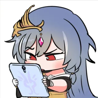 🧐 1c0e6101 애니메이션, 치비, 캐릭터, 카와이, 귀여운, 스티커 telegram sticker