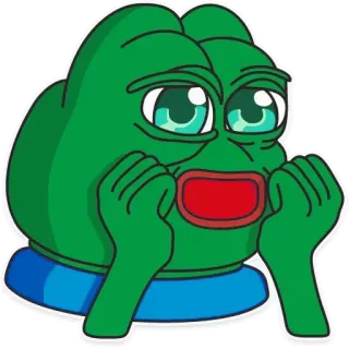 🙄 6e3b5089 Pepe the Frog Pepe, Pepe la rana, Meme de internet, Meme, Rana, Triste telegram sticker