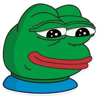 😐 731b1147 Pepe the Frog pepe, rana, meme, meme de internet, rana triste telegram sticker