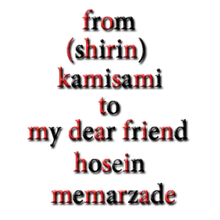 🖤 b685f8db from
(shirin)
kamisamt
to
my dear friend
hosein
memarzade friendship, name, message, personal, greeting whatsapp sticker