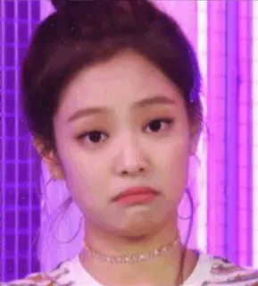 🐚 6f4b3c8f Jennie kpop, wajah, orang, wanita, ekspresi, penyanyi, selebriti telegram sticker
