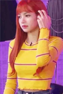 🍊 ff5bd2d6 Lisa Lisa, K-Pop, Blackpink, penyanyi, selebriti telegram sticker