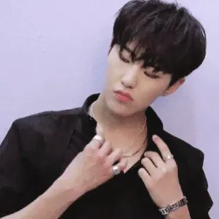 😎 a7c29cff ผู้ชาย, ภาพเหมือน, เกาหลี, เอเชีย, คน, ผมดำ, ผู้ชาย telegram sticker