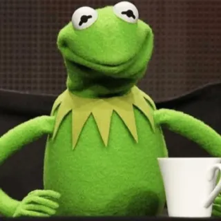 🙂 cd58e8e9 Kermit Kermit, o Sapo, Muppets, sapo, fantoche, televisão, entretenimento telegram sticker