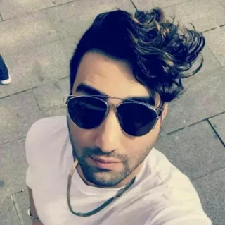 🌀 9c2bcac6 pria, kacamata hitam, orang, kacamata penerbang, potret telegram sticker