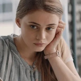 🖤 d2ec9348 mulher, retrato, pessoa, mulher, menina telegram sticker