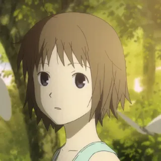 😯 4c6a9b70 anime, cartoon, character, girl, illustration whatsapp sticker