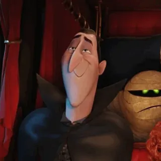 😌 29e2b180 Dracula Hotel Transylvania 뱀파이어, 만화, 호텔, 괴물, 드라큘라 telegram sticker