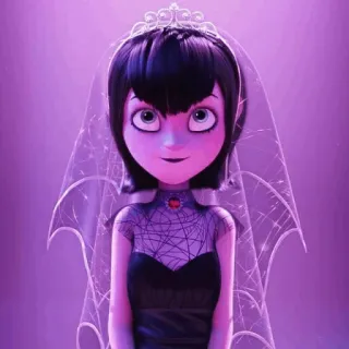 👰 45e1e8df Mavis Dracula Hotel Transylvania 뱀파이어, 신부, 만화, 결혼식, 마비스 telegram sticker