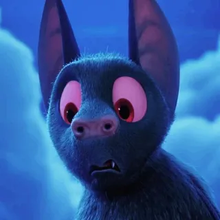 🙁 bc87415d 만화, 박쥐, 동물, 귀여운, 애니메이션 telegram sticker