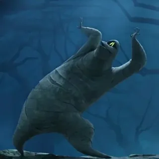 😐 bcce55c6 미라, 괴물, 애니메이션, 만화, 감싸인, 무서운 telegram sticker