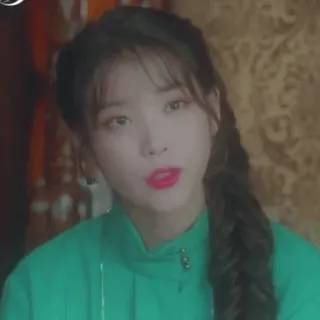 ✨ b2635dc0 IU woman, singer, korean, celebrity, actress, portrait, IU telegram sticker